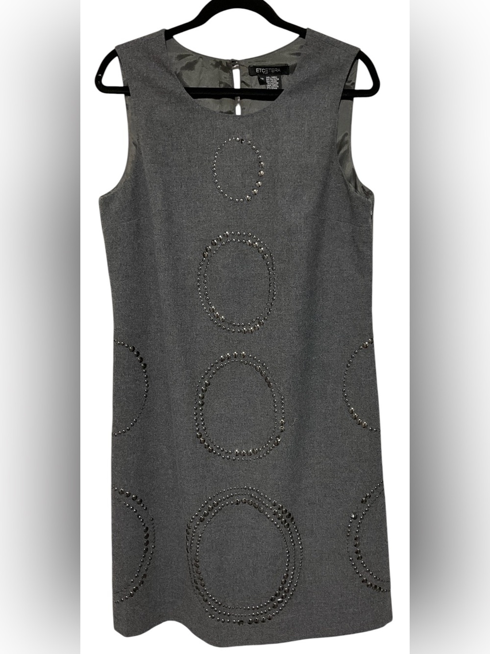 Etcetera Embellished Sheath Dress – Size 12